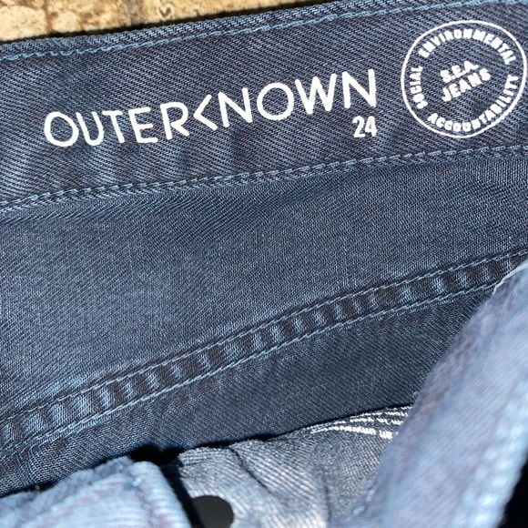 NWT OUTERKNOWN SEA S.E.A. Dune High Rise Jeans sz 24 - Picture 5 of 6